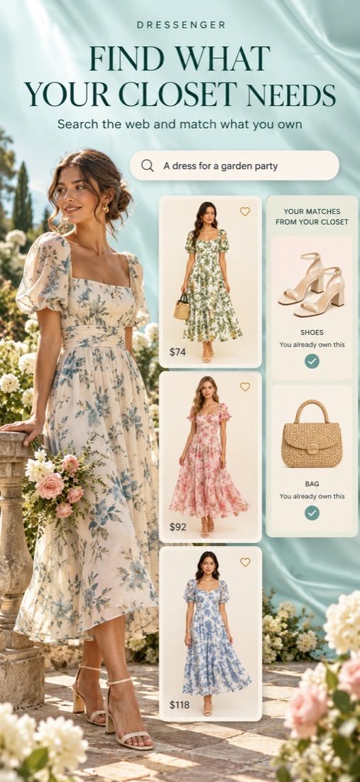Dressenger wardrobe feature